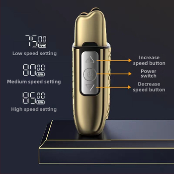 Електрическа самобръсначка с вградена литиева батерия, водоустойчива, режеща глава от неръждаема стомана, почистване чрез миене на целия корпус