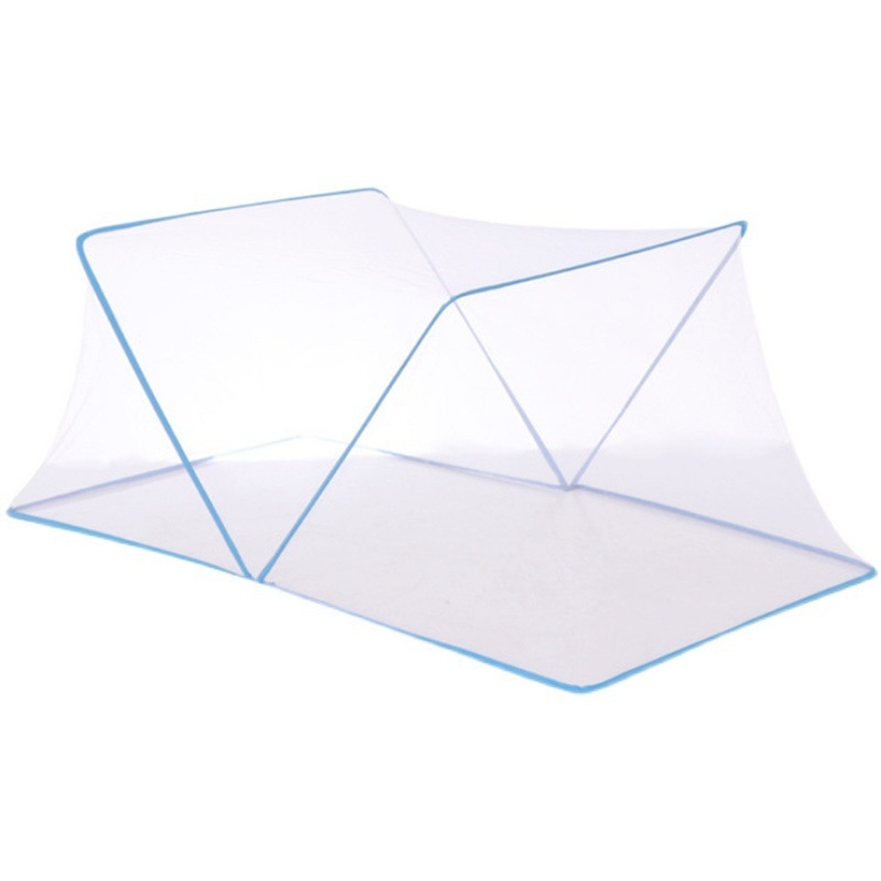 Безинсталационна сгъваема мрежа против комари за легло — стъкловлакнева мрежа и рамка от стъкловлакневи тръби