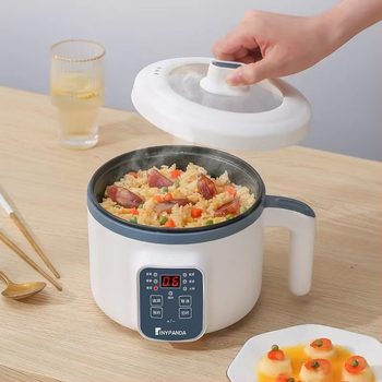 Автоматичен уред за детска храна — многофункционална тенджера за пара и готвене за деца, вътрешен съд от неръждаема стомана, микрокомпютърно управление, изолация, подвижни и миещи се части