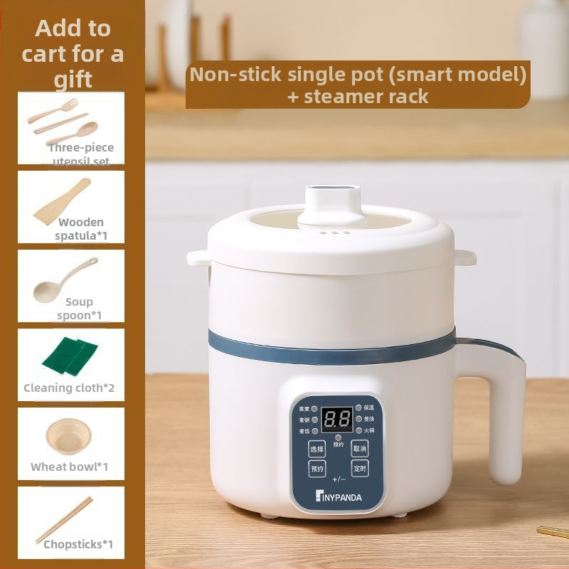 Автоматичен уред за детска храна — многофункционална тенджера за пара и готвене за деца, вътрешен съд от неръждаема стомана, микрокомпютърно управление, изолация, подвижни и миещи се части