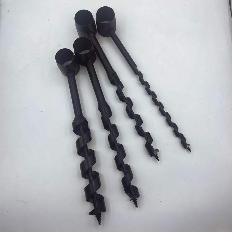 Hengsheng Kézzel készített csavart fúró faanyaghoz – hosszított hosszúságú, kézi működtetésű, kültéri használatra