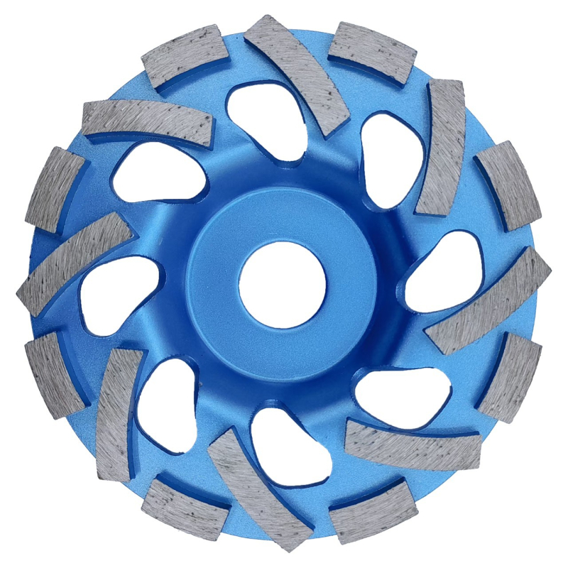 Диамантено чашовидно шлифовъчно колело – висококачествено специално шлифовъчно колело за обработка на камък; свързване: диамантено прахообразно; производствен процес: синтериране