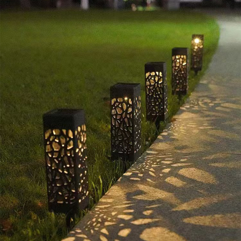 Ηλιακή λάμπα κήπου, μοντέλο 101, ABS, IP66, κινεζικού στυλ, φωτισμός 6–12 ωρών