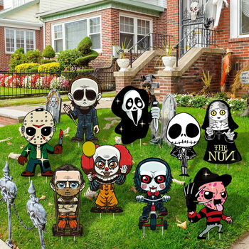 Πινακίδα διακόσμησης αυλής για Χάλογουϊν – εξωτερική διακόσμίωση για γιορτές. Μάρκα Peten. Παραμετροποίηση: δωρεάν σχεδιασμός, δωρεάν έλεγχος και εξατομικευμένα σχέδια. Προέλευση Ντονγκουάν, Γκουανγκντόνγκ, Κίνα.