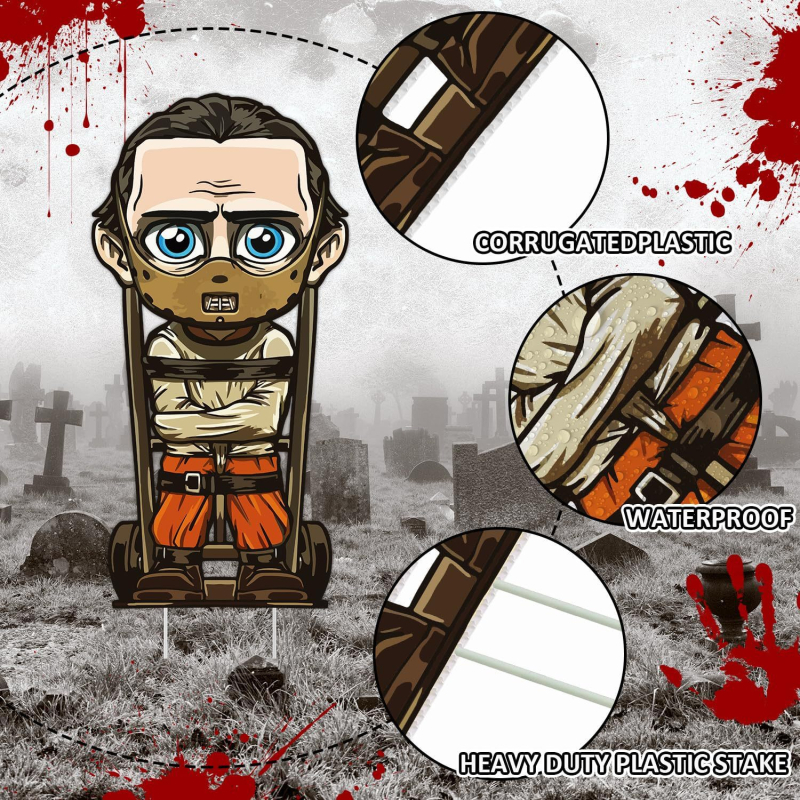 Πινακίδα διακόσμησης αυλής για Χάλογουϊν – εξωτερική διακόσμίωση για γιορτές. Μάρκα Peten. Παραμετροποίηση: δωρεάν σχεδιασμός, δωρεάν έλεγχος και εξατομικευμένα σχέδια. Προέλευση Ντονγκουάν, Γκουανγκντόνγκ, Κίνα.