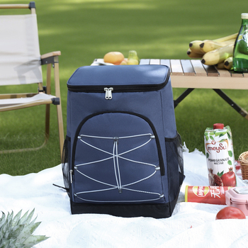 Τσάντα με δύο ιμάντες και μόνωση – φορητή, μοντέρνος μινιμαλιστικός σχεδιασμός, Oxford ύφασμα, τσάντα ψύξης