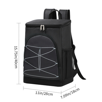 Τσάντα με δύο ιμάντες και μόνωση – φορητή, μοντέρνος μινιμαλιστικός σχεδιασμός, Oxford ύφασμα, τσάντα ψύξης