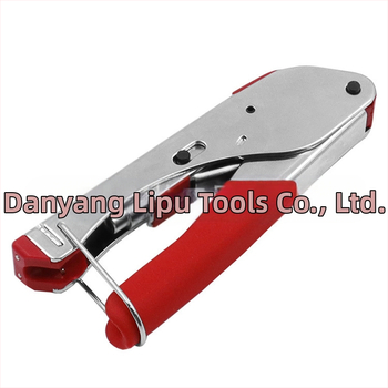 Клещи за обелване и кримпване на кабели с F глава, RG59/6 коаксиални кабели, карбонова стомана