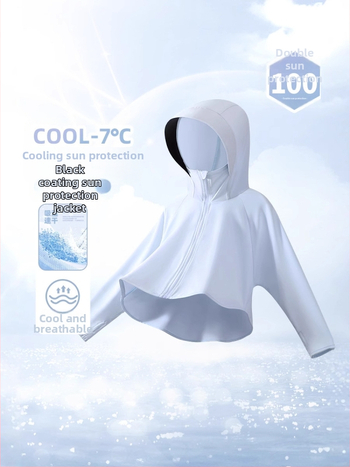 Unisex vaikiška gobtuvinė striukė su UV apsauga, 88% poliesteris, pamušalas poliesteris, amžius 7-12 metų, pavasaris 2025