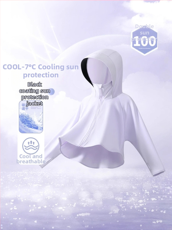 Unisex vaikiška gobtuvinė striukė su UV apsauga, 88% poliesteris, pamušalas poliesteris, amžius 7-12 metų, pavasaris 2025