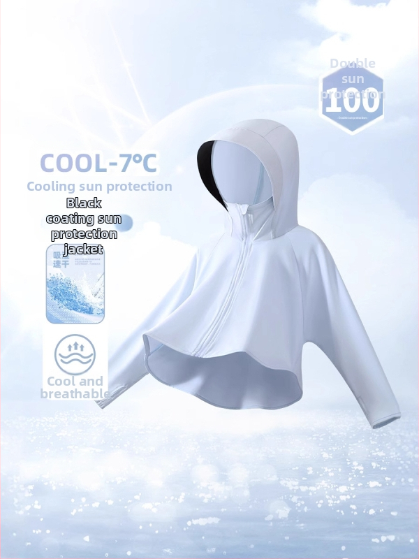 Unisex vaikiška gobtuvinė striukė su UV apsauga, 88% poliesteris, pamušalas poliesteris, amžius 7-12 metų, pavasaris 2025