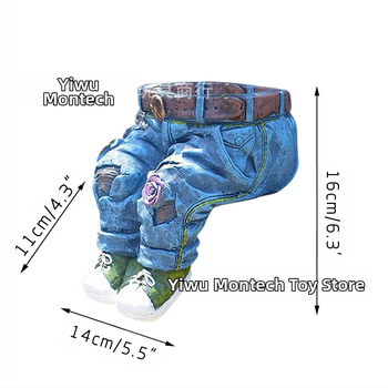 Γλάστρα ρητίνης για παχύφυτα με μοτίβο τζιν – καρτούν στυλ, κρεμαστό διακοσμητικό κήπου, προσαρμόσιμο