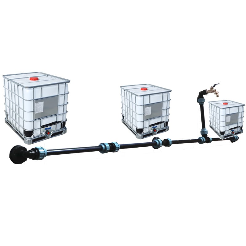 IBC барабан клапан конектор с градински ъгъл, резбово съединение, меден нипел, серия 4 тона