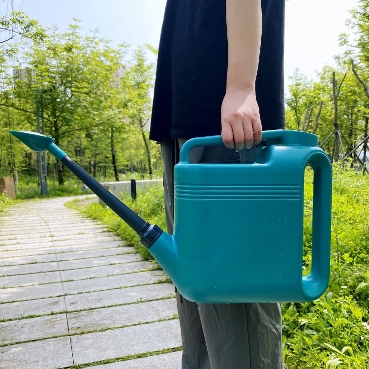 Kanta za zalijevanje velike kapacitete s dugim izljevom (plastična; trodjelni set; za vrt)