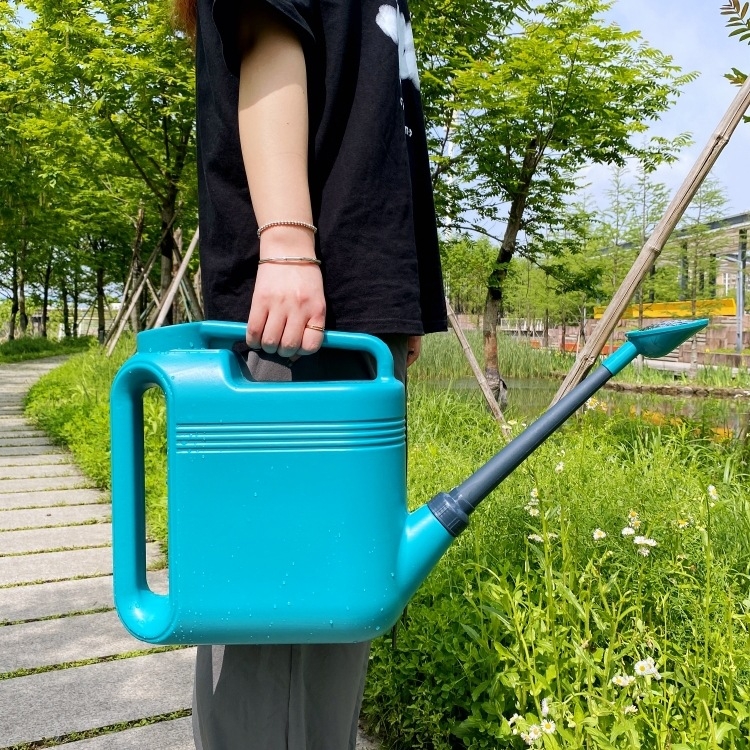 Kanta za zalijevanje velike kapacitete s dugim izljevom (plastična; trodjelni set; za vrt)
