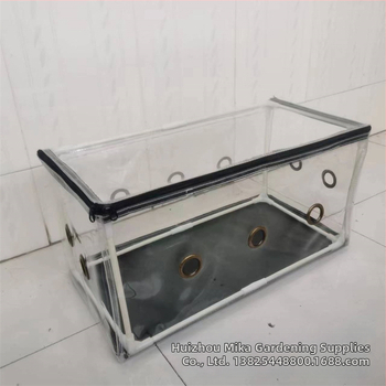 Izoliuota grybų auginimo dėžė su stiklo pluošto rėmu ir PVC gaubtu vidaus šiltnamiams