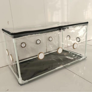 Izoliuota grybų auginimo dėžė su stiklo pluošto rėmu ir PVC gaubtu vidaus šiltnamiams