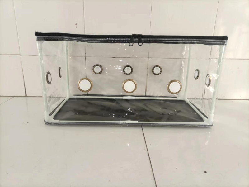 Izoliuota grybų auginimo dėžė su stiklo pluošto rėmu ir PVC gaubtu vidaus šiltnamiams