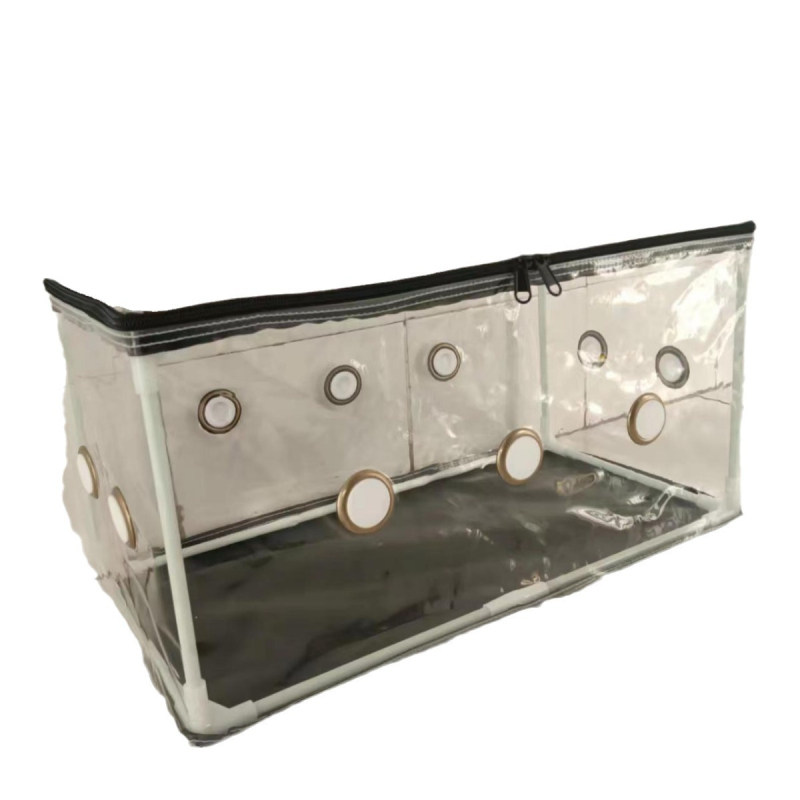 Izoliuota grybų auginimo dėžė su stiklo pluošto rėmu ir PVC gaubtu vidaus šiltnamiams