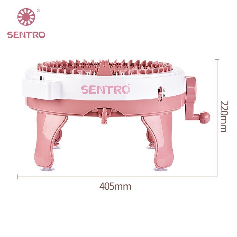 48 adatinė rankinė mezgimo mašina šalikui — vaikų DIY žaislas, plastikas, modelis 843/840A