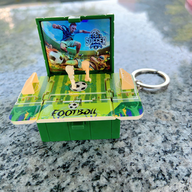 Összecsukható műanyag kulcstartó játék – kreatív lazító kincsesláda, egyedi csomagolásban, ajándék születésnapra vagy utazásra, gyereknek, barátnak vagy osztálytársnak