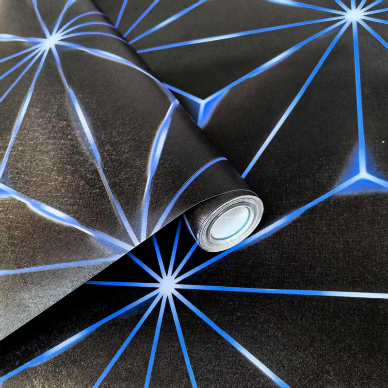 3D lipnus PVC sienų tapetas, atspari vandeniui, paprastas ir šiuolaikiškas stilius, ypatingi efektai dekorui