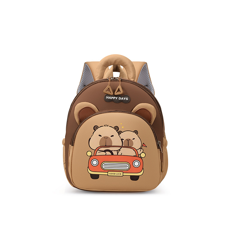 Bērnu skolas mugursoma – nailons, elpojoša, ūdensnecaurlaidīga, pret zādzību, muguras aizsardzība