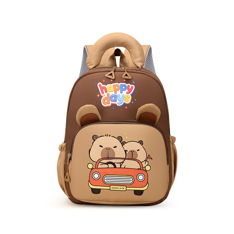 Bērnu skolas mugursoma – nailons, elpojoša, ūdensnecaurlaidīga, pret zādzību, muguras aizsardzība