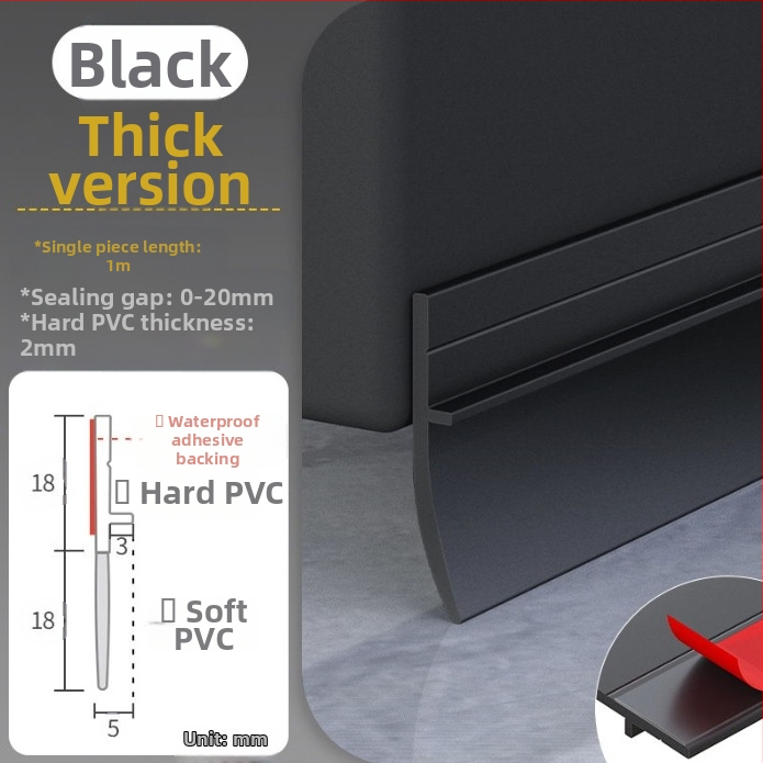 Durų apačios sandarinimo juosta — vėjo atspari, triukšmo slopinimas, nuo vabzdžių, nuo tarakonų; Kaixin ženklas; Tipas: Default items; Suderinami modeliai: Default items; Apdorojimas: Nėra