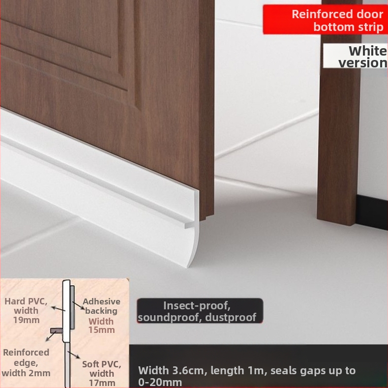 Durų apačios sandarinimo juosta — vėjo atspari, triukšmo slopinimas, nuo vabzdžių, nuo tarakonų; Kaixin ženklas; Tipas: Default items; Suderinami modeliai: Default items; Apdorojimas: Nėra