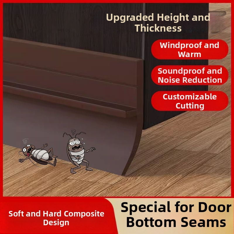 Уплътнител за дъното на врата — ветроустойчив, шумоизолиран, против насекоми и хлебарки; Kaixin; Тип: Default items; Съвместимост: Default items; Обработка/Персонализация: Няма