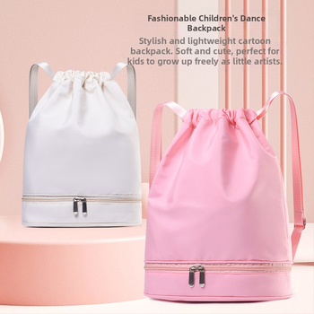 Nojun sportinis kuprinė treniruotėms ir jogai su sausai–drėgnam atskyrimui, Oxford audinys, atsparus vandeniui, išlenktas peties diržas vidiniams sportams