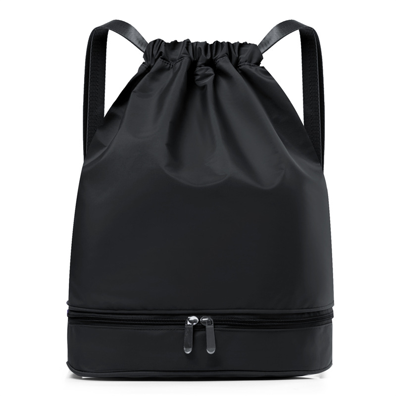 Nojun sportinis kuprinė treniruotėms ir jogai su sausai–drėgnam atskyrimui, Oxford audinys, atsparus vandeniui, išlenktas peties diržas vidiniams sportams