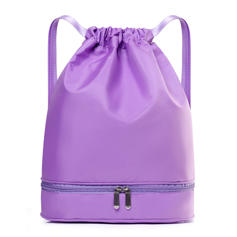 Nojun sportinis kuprinė treniruotėms ir jogai su sausai–drėgnam atskyrimui, Oxford audinys, atsparus vandeniui, išlenktas peties diržas vidiniams sportams