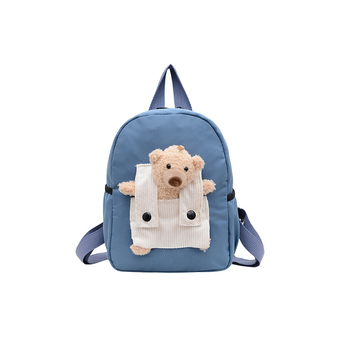 Óvoda hátizsák lányoknak, állat mintás, nylon, kapacitás 20 L alatt, cipzár, dupla vállpánt, poliészter bélés