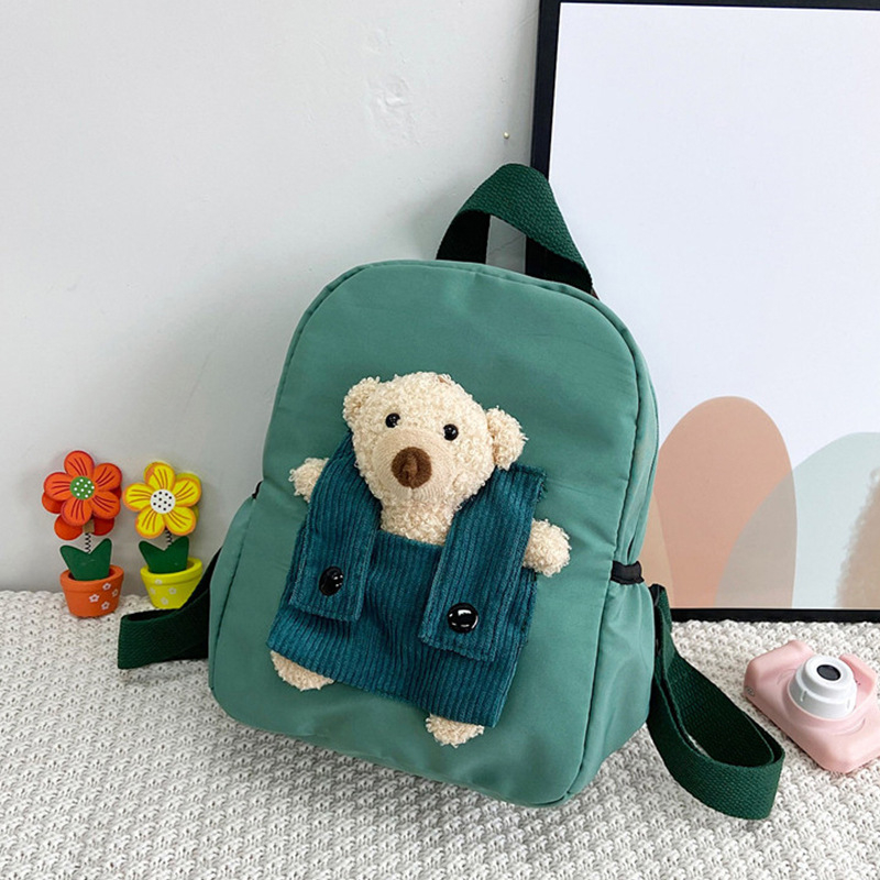 Óvoda hátizsák lányoknak, állat mintás, nylon, kapacitás 20 L alatt, cipzár, dupla vállpánt, poliészter bélés