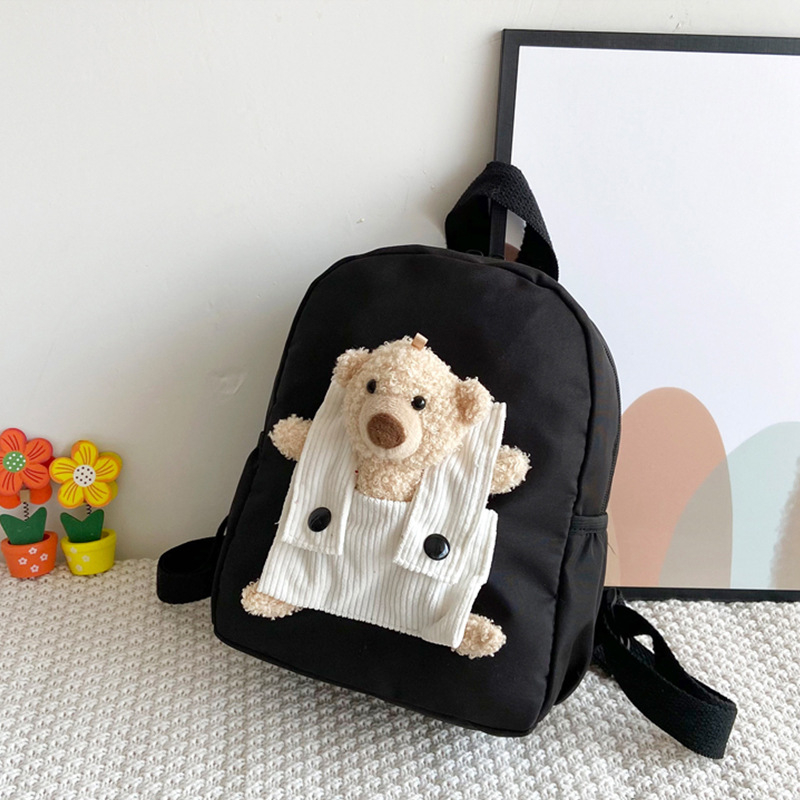 Óvoda hátizsák lányoknak, állat mintás, nylon, kapacitás 20 L alatt, cipzár, dupla vállpánt, poliészter bélés