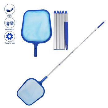 Мрежа за почистване на басейн за листа с 5-сегментна алуминиева пръчка, разглобяема, модел PJ0971