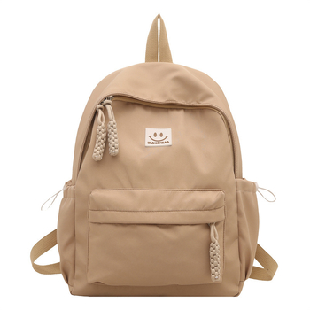 Σχολική τσάντα για κορίτσια, street fashion, ύφασμα Oxford, θήκη τηλεφώνου, φερμουάρ, επένδυση πολυεστέρα, άνοιξη 2025