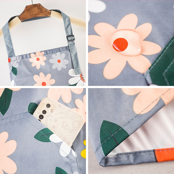 Konyhai kötény ujj nélküli, vízálló és olajálló, anyag: fóliált tarpaulin, japán stílus