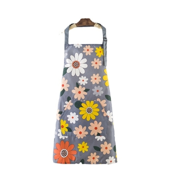 Konyhai kötény ujj nélküli, vízálló és olajálló, anyag: fóliált tarpaulin, japán stílus