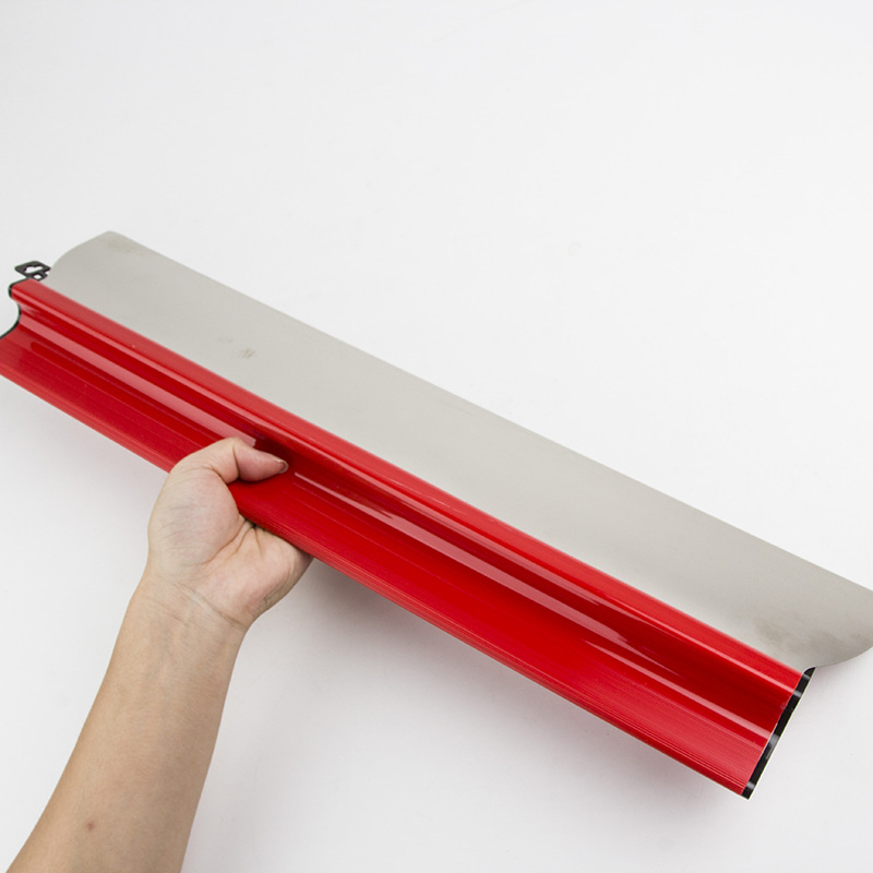 Špakliavimo įrankis, nerūdijančio plieno mentele, skirta špakliavimui ir sienų lygiavimui.