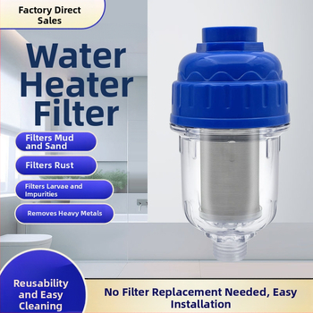 Προφίλτρο για οικιακό ηλεκτρικό θερμοσίφων — φιλτράρισμα εισροής νερού για βρύση και ντους, χωρίς αντικατάσταση πυρήνα