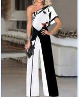 Női pamut overál, ujjatlan, polo gallérral, midi hossz, egyszínű