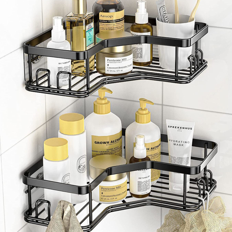 Shengxinju vonios lentyna — nerūdijantis plienas dažyto paviršiaus, 2 sluoksniai, apkrova 10 kg (Nerūdijantis plienas, Dažytas paviršius, 2 sluoksniai, 10 kg)