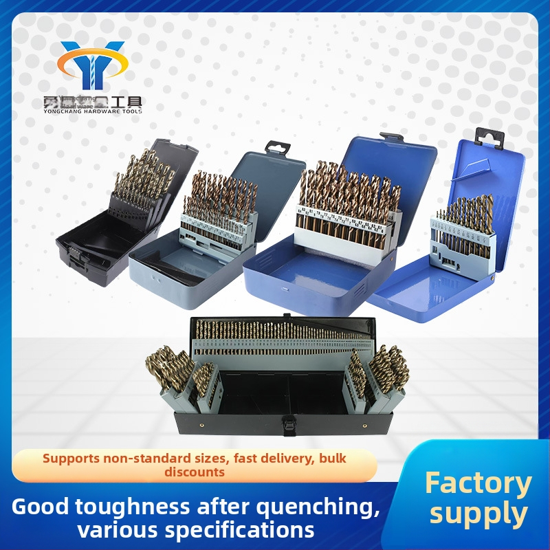 Комплект винтови свредла с прав държач, бързо пробиване, набор от различни спецификации