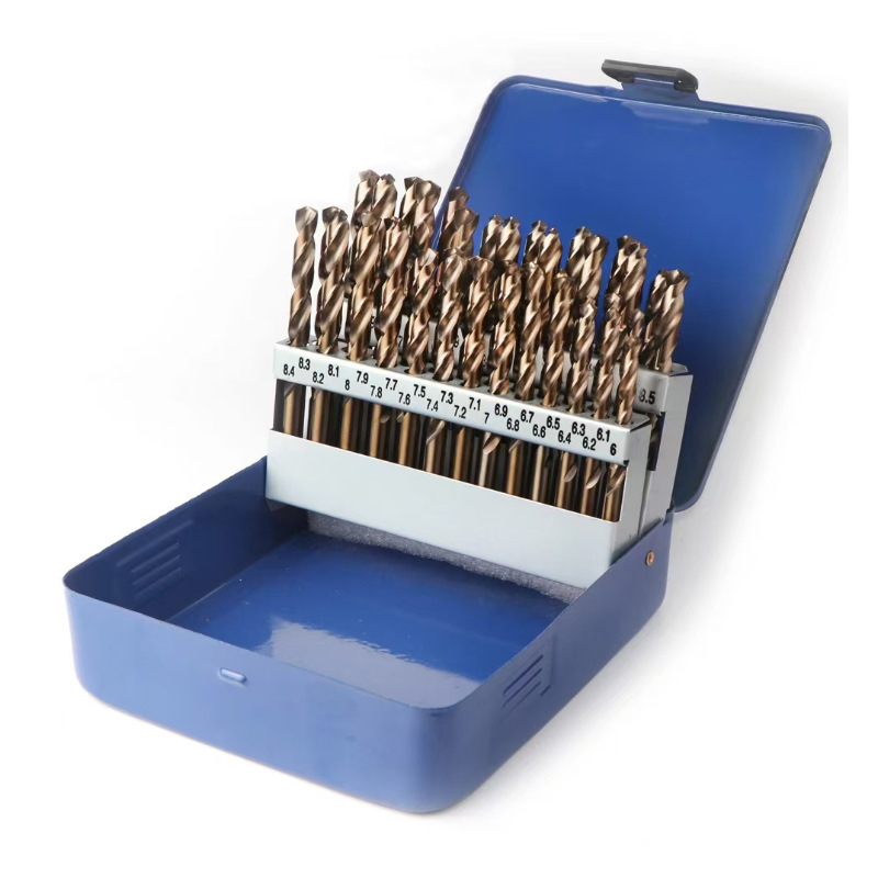 Комплект винтови свредла с прав държач, бързо пробиване, набор от различни спецификации