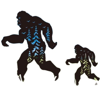 Yunshang Μεταλλικός στύλος εδάφους για κήπο – Διακοσμητικό Μπιγκφουτ, Τέχνη από Σίδερο, Διαμόρφωση Χώρου