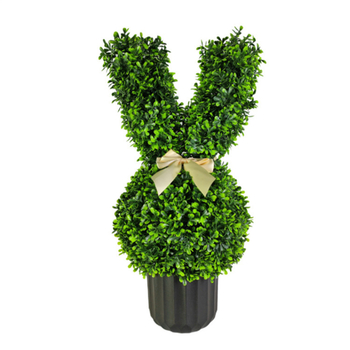 Κουνελάκι σε γλάστρα με τεχνητά πράσινα φυτά — μαλακό PVC; τεχνητά πράσινα φυτά; Μάρκα Other; Σκοπός Other