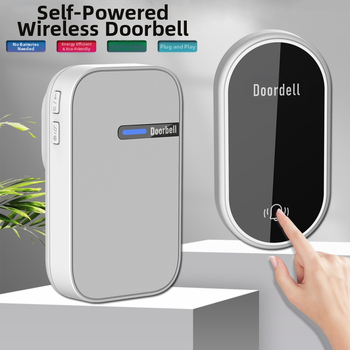 Дистанционен звънец за дома, самостоятелно захранване, обхват до 200 м, модел LC06B, 38-нотна мелодия, консумира 0,25 W, 220 V